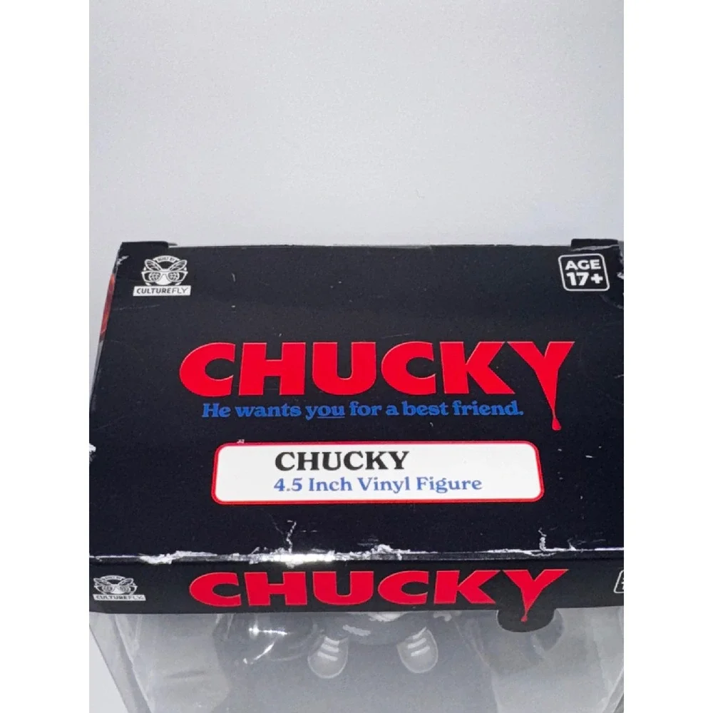 CultureFly Chucky 4.5 Inch Vinyl Figure Horror Collectible Child's Play Slashing